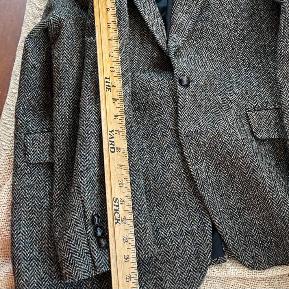 Harris Tweed Alexander London Gray Wool Sport Coat 52 - Picture 11 of 17